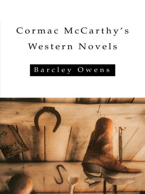 cover image of Cormac McCarthy's Western Novels